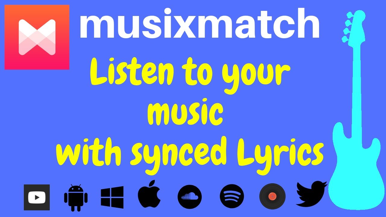 Musixmatch for pc free download software